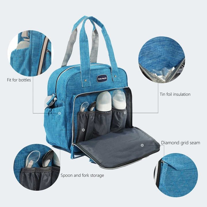 Easy-Carry Stylish Baby Diaper Bag For Easy Traveling