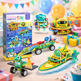 Educational 6-in-1 Robot Building Stem Kit for Kids – STEM Science Set