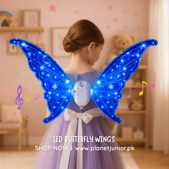 Electric LED Butterfly Wings – Magical Fairy Costume for Kids