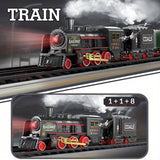Electric Smoke Classic Train Set with Tracks & Cargo Cars