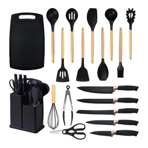 19-Pieces Silicone Kitchen Utensil Set