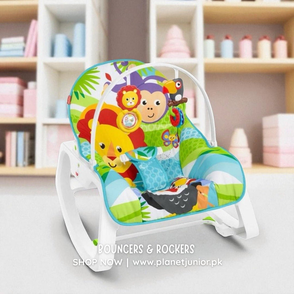 Fisher-Price-Infant-to-Toddler Jungle Rocker