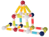 🧲 Flexible Stretchable Pop Tube Magnetic Sticks Building Set – Creative STEM Toy