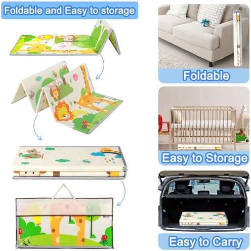 Foam Mat 6x4 ft – Lightweight, Thin & Multi-Purpose Surface