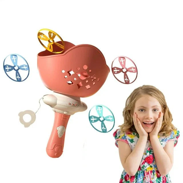 Fun Flying Saucer Disc Launcher for Kids