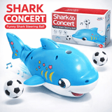 Fun Moving & Blowing Ball Musical Shark