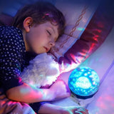Galaxy Starry Sky Projection Night Lamp – Rotating Star Projector for Kids