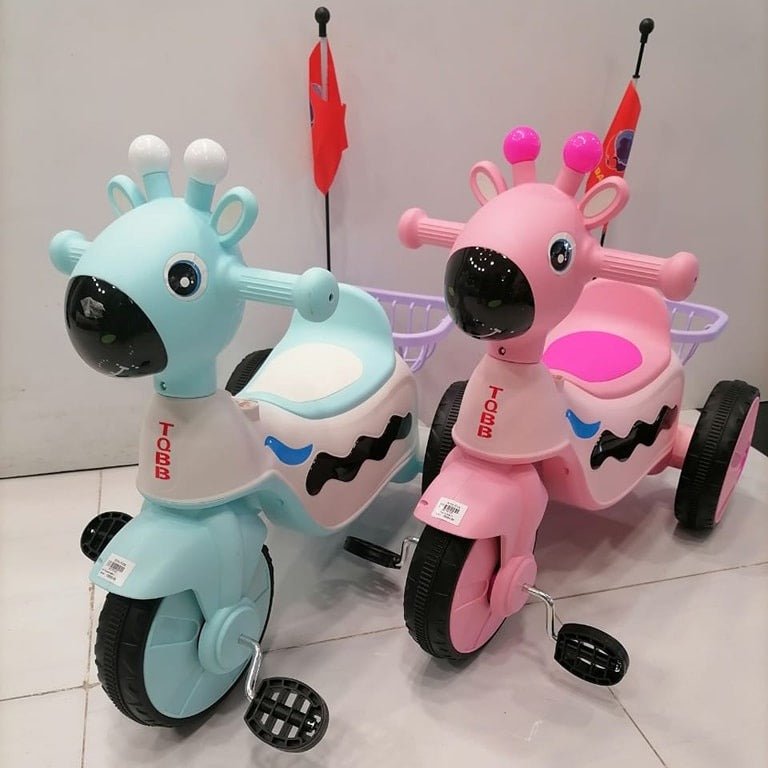 Giraffe Face Kids Tricycle – A Safari Adventure on Wheels!