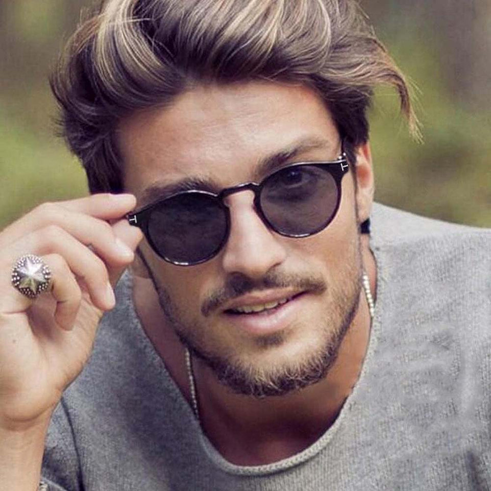 New Fashion Classic Round Vintage Punk Sunglasses