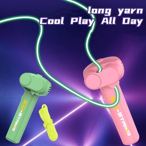 Glow in the Dark Rope Launcher Spin, Launch & Light Up the Sky