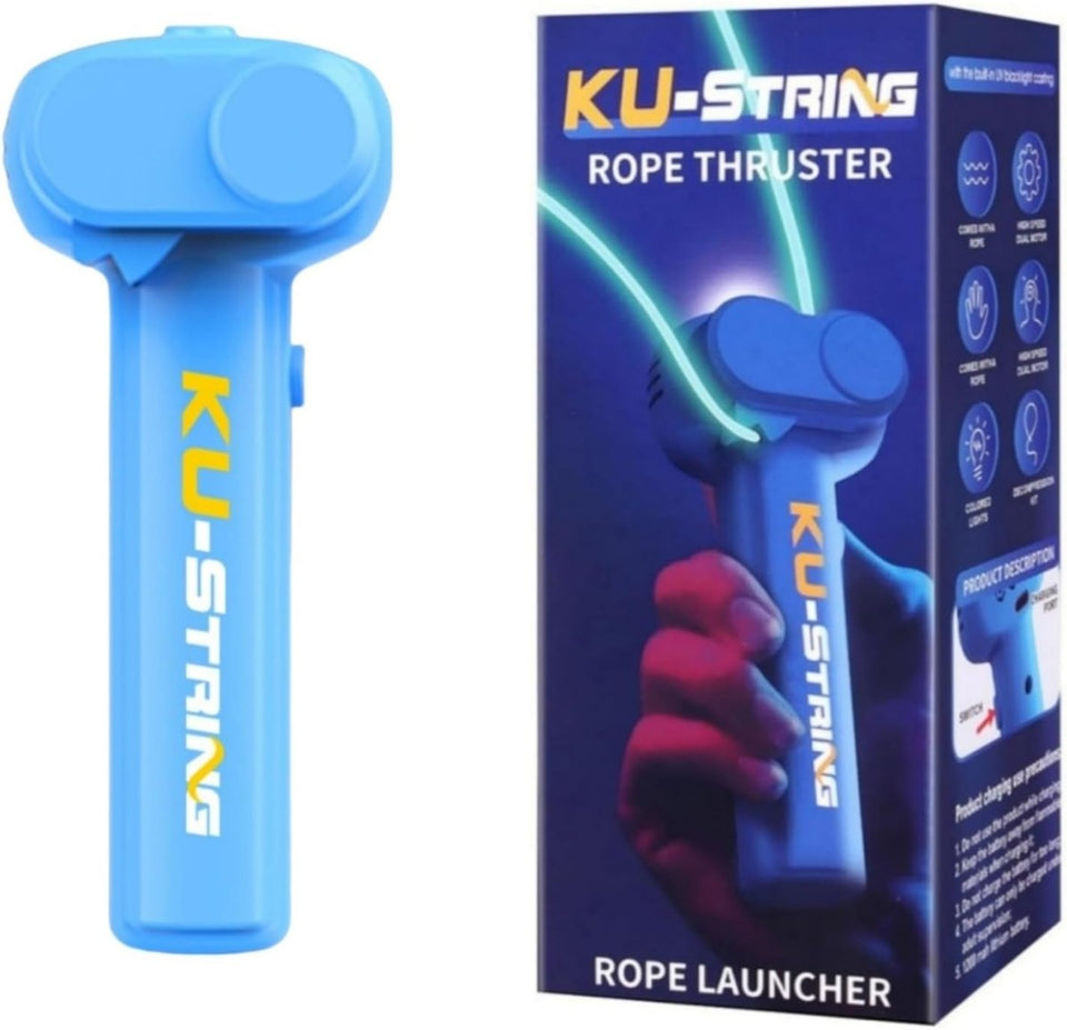 Glow in the Dark Rope Launcher Spin, Launch & Light Up the Sky