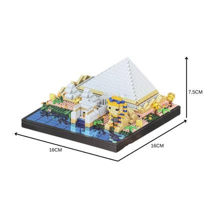 Great Pyramid of Giza Building Blocks Set | 1600+ Pieces