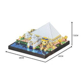 Great Pyramid of Giza Building Blocks Set | 1600+ Pieces