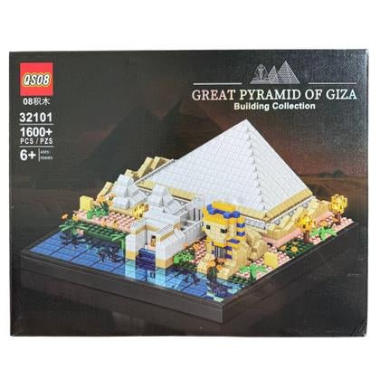 Great Pyramid of Giza Building Blocks Set | 1600+ Pieces