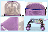 Haogies UltraLight Foldable Baby Stroller – Compact, Adjustable &amp; Travel-Friendly