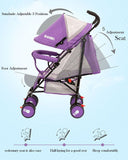 Haogies UltraLight Foldable Baby Stroller – Compact, Adjustable &amp; Travel-Friendly