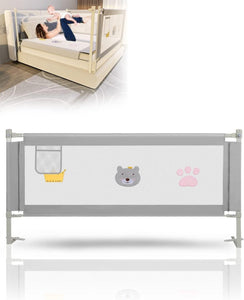 🛏️ Height Adjustable Baby Bed Rail | 6 Feet