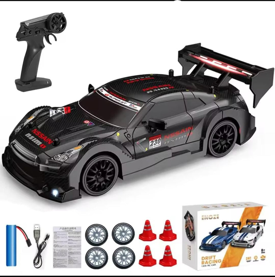 High-Speed Drift Remote Control Racing Car – LED Lights & Pro Track Set