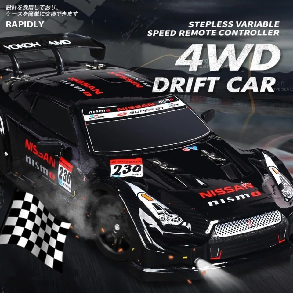 High-Speed Drift Remote Control Racing Car – LED Lights & Pro Track Set