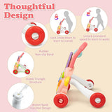 Huanger Baby Musical Walker With Dazzling Lights - Pink