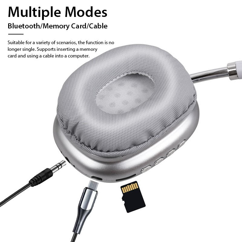 P9 Pro Max Wireless Bluetooth Headphones – Premium Over-ear Headset  For Music, Gaming, Travel, And Daily Use – Best Headset