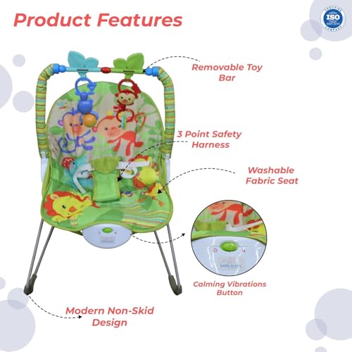 Infant Bouncer Chair with Sound – Gentle Motion & Melodies