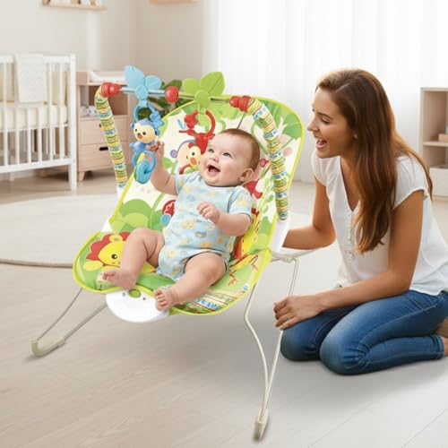 Infant Bouncer Chair with Sound – Gentle Motion & Melodies