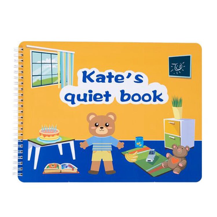 Interactive Quiet Activity Book – Early Learning Skill Builder for Kids
