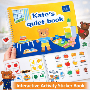Interactive Quiet Activity Book – Early Learning Skill Builder for Kids