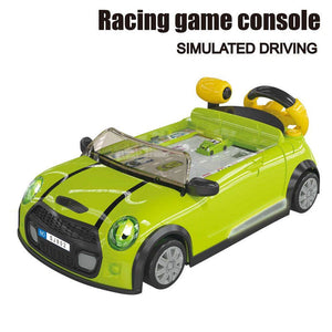 Interactive Steering Play Car – Light-Up Ride & Drive Learning Station for Kids