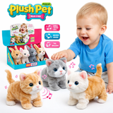 Interactive Walking & Meowing Cute Cat