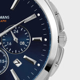 Dinar Leman Chronograph Luxury Stainless Steel Business Wrist-Watch