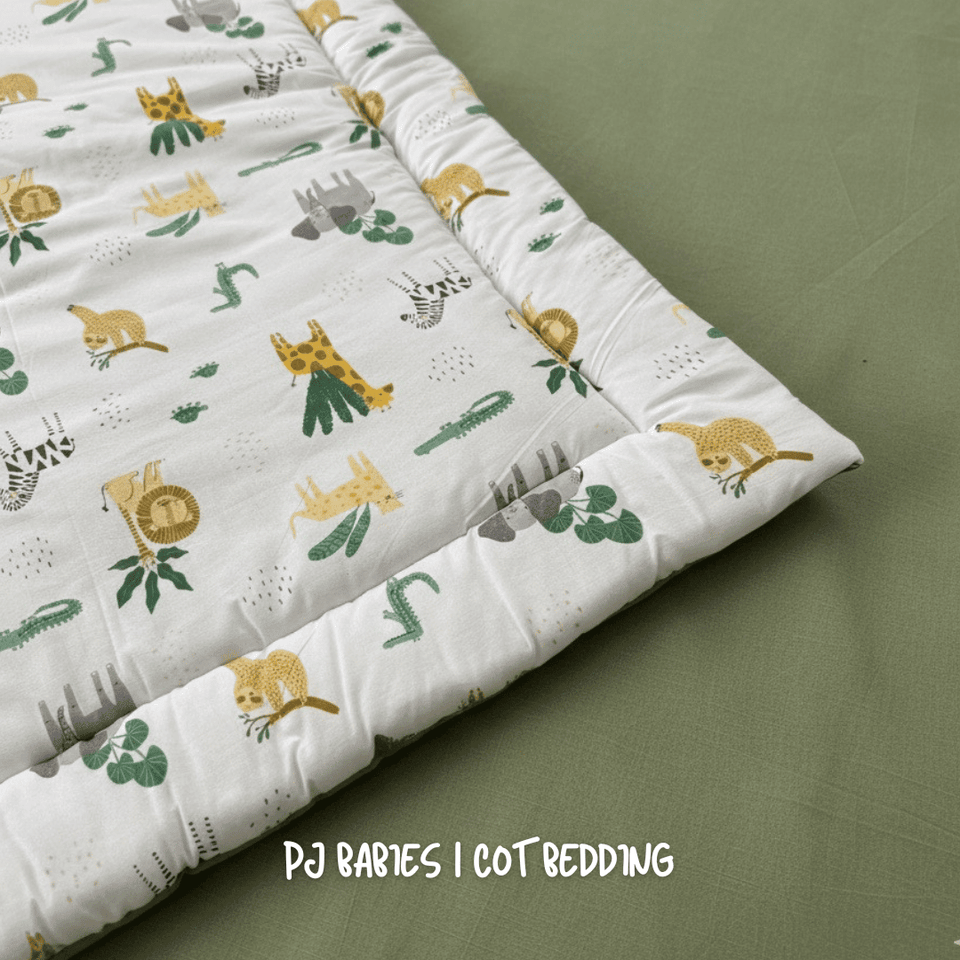 Jungle Joy 9 Pc Cot Bedding Set