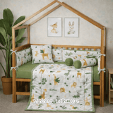 Jungle Joy 9 Pc Cot Bedding Set