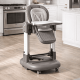 Adjustable 3-in-1 Baby Feeding High Chair with Walker & Rocker