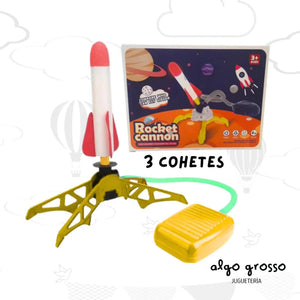 Kids Air-Powered Rocket Launcher Set – Stomp &  Launch Space Adventure Kit