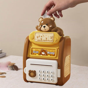 Kids Electronic Password Piggy Bank with Lock – Smart Money Saving Box for Children