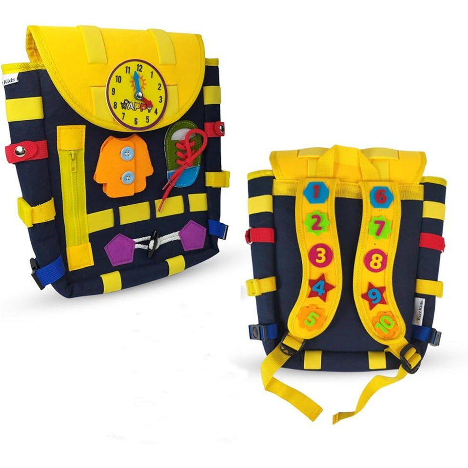 Kids Montessori Busy Board Backpack