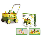 Kids Shopping Cart Trolley with Play Food