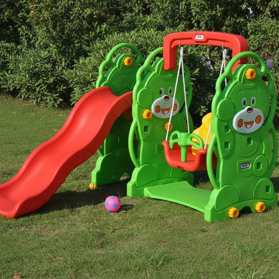 Kids Slide &  Swing Set – Compact, Safe & Outdoor Play Ready