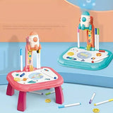 🚀 Kids Spaceship Painting Projection Table