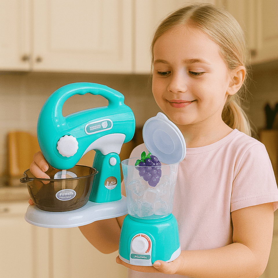 Kitchen Appliances Play Set – Blend, Mix &  Pretend Like a Pro