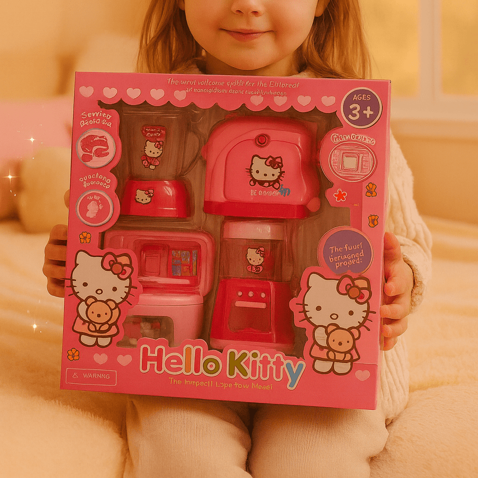 Kitty Kitchen Appliance Set – Cute, Creative &  Full of Pretend Fun