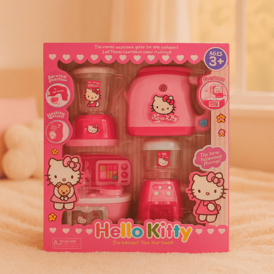 Kitty Kitchen Appliance Set – Cute, Creative &  Full of Pretend Fun