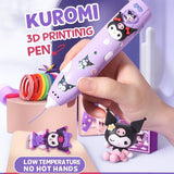 Kuromi 3D Printing Pen – Rechargeable & Safe for Kids!