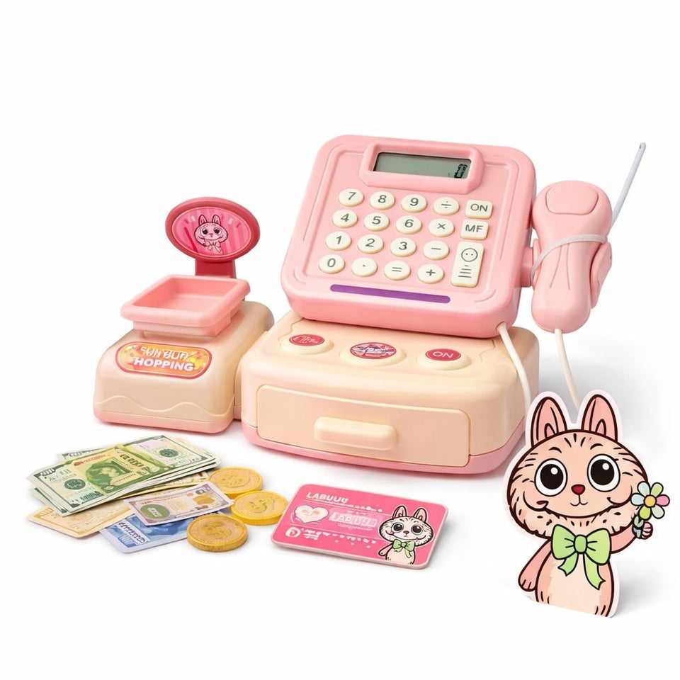 🧾 Labubu Cash Register Toy – Fun Shopping Play Set for Kids!