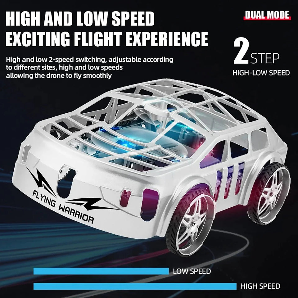 LED Hover Flying & Racing Remote Control Car – Gravity Style Remote Control Car for Kids