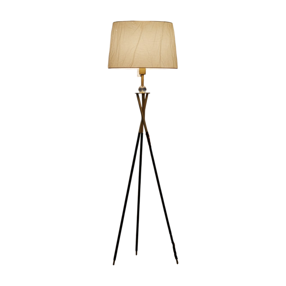 HASH-MART Lumis Arte Metallic Tripod Floor Lamp