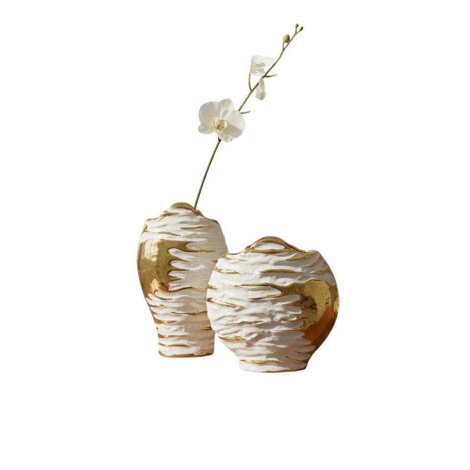 Terra Eclipse Designer Vase Pair