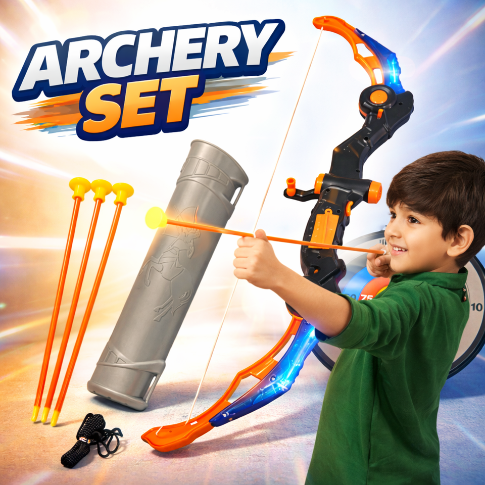 Light-Up Kids Bow & Arrow Archery Set